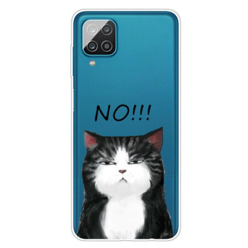 Hülle Für Samsung Galaxy M12 / A12 Die Katze. Die Nein Sagt