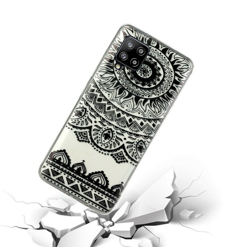 Hülle Für Samsung Galaxy M12 / A12 Nahtlose Blumen-mandala