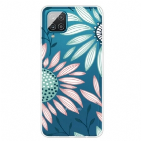 Hülle Für Samsung Galaxy M12 / A12 Transparente Eine Blume