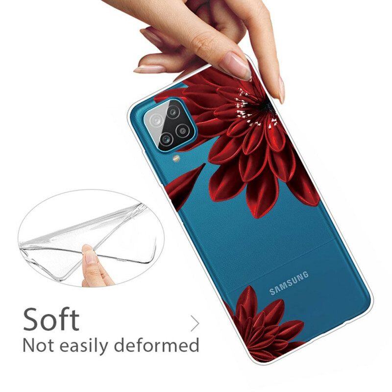 Hülle Für Samsung Galaxy M12 / A12 Wilde Blumen