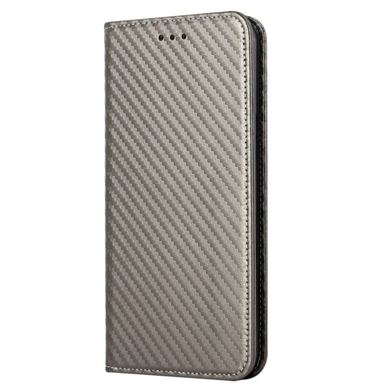 Schutzhülle Für Samsung Galaxy M12 / A12 Mit Kordel Flip Case Kohlefaserarmband