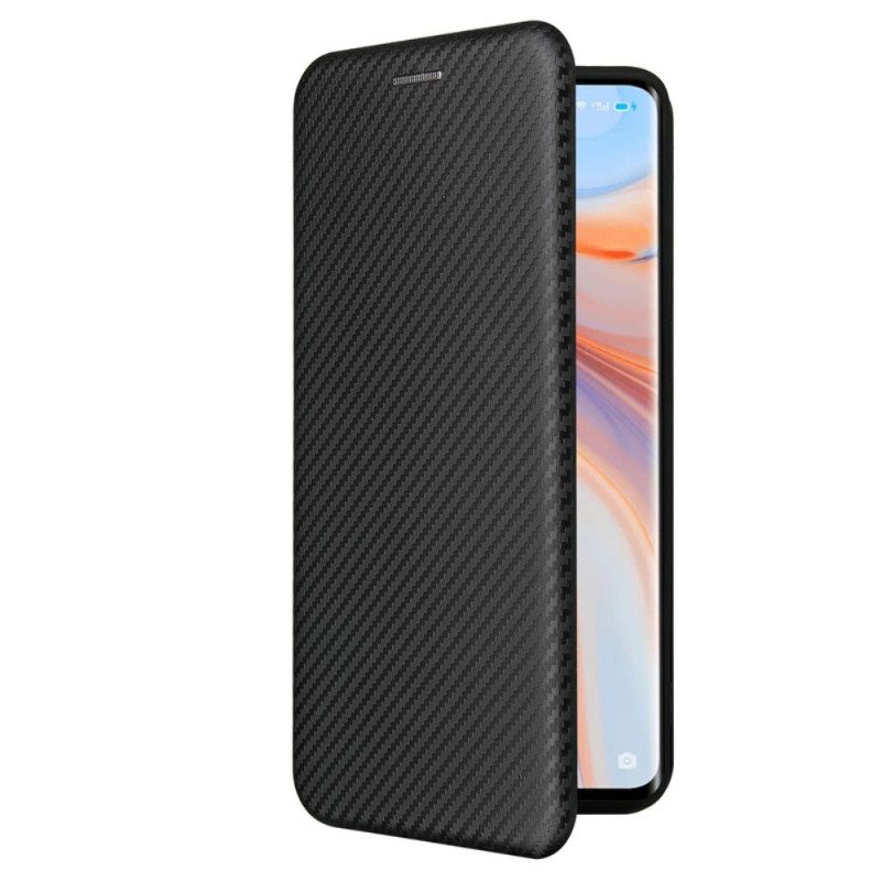 Schutzhülle Für Oppo Find X3 Lite Flip Case Farbiges Carbon-silikon