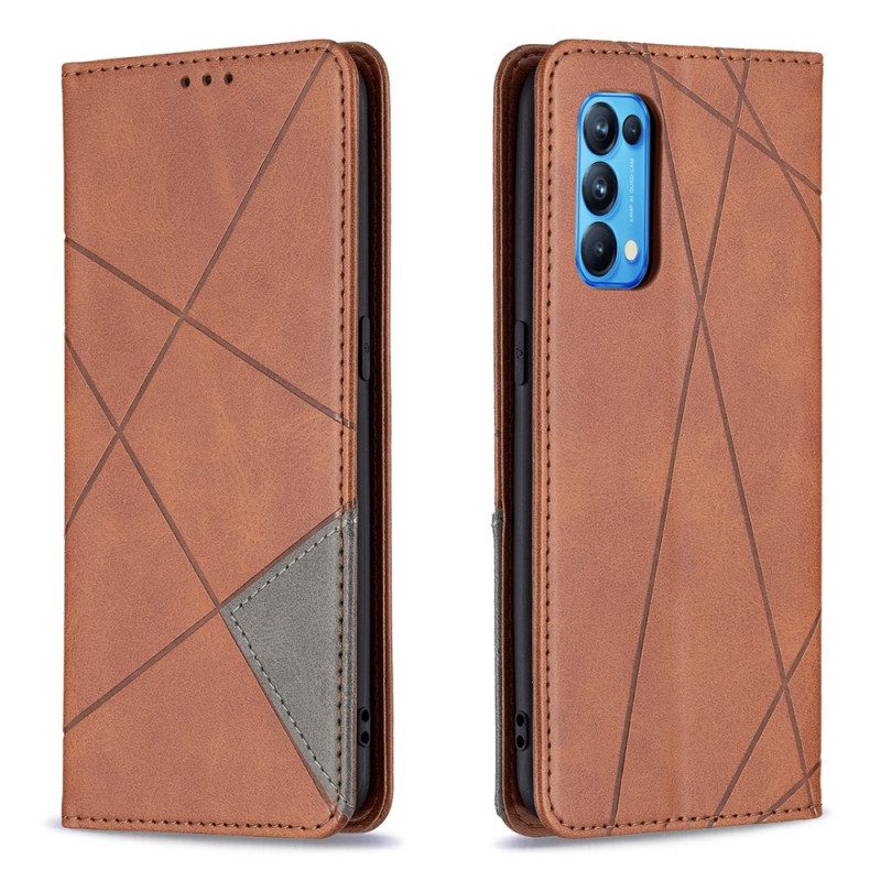 Schutzhülle Für Oppo Find X3 Lite Flip Case Künstlerstil