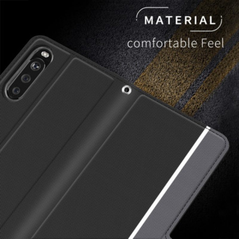 Flip Case Für Sony Xperia 5 III Zweifarbige Baiyu-serie