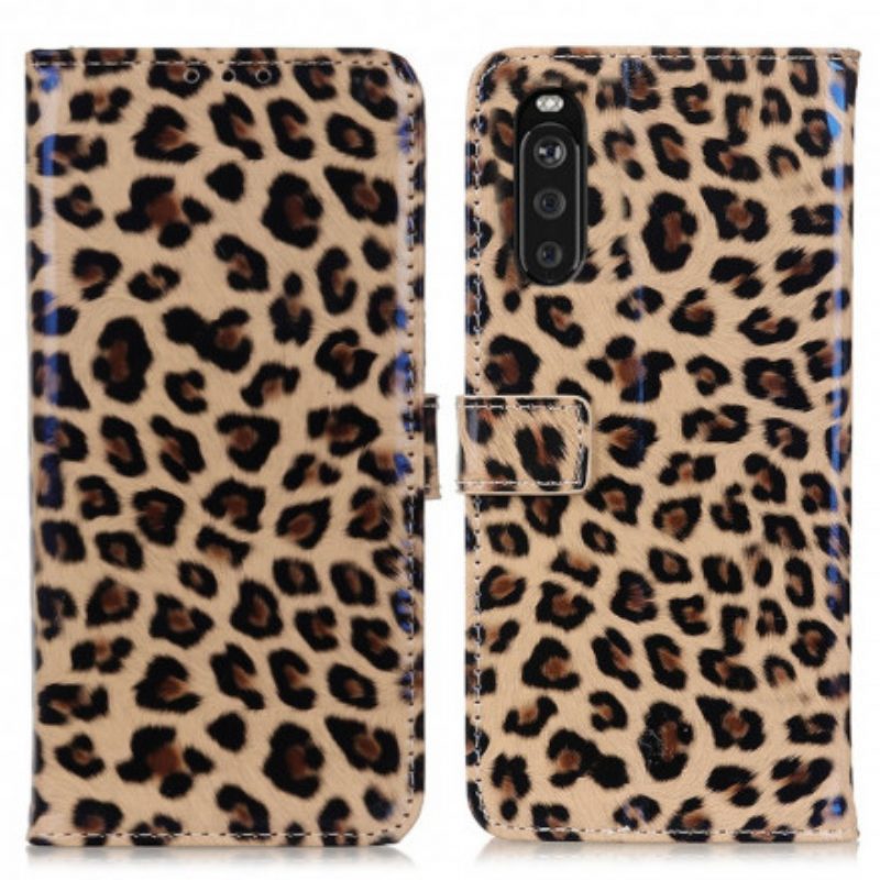 Lederhüllen Für Sony Xperia 5 III Leopard