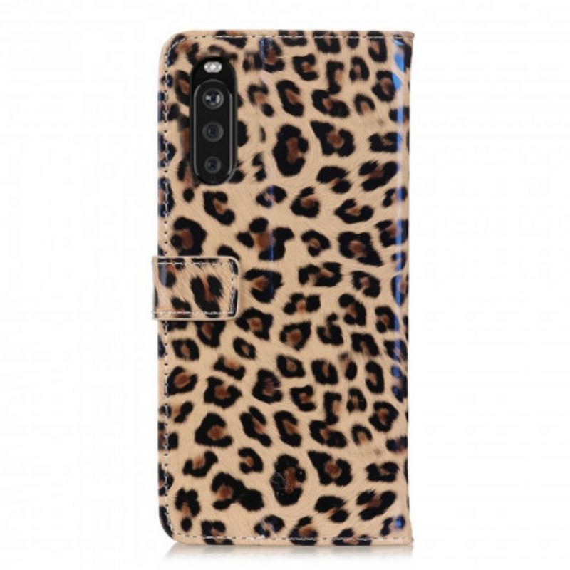 Lederhüllen Für Sony Xperia 5 III Leopard