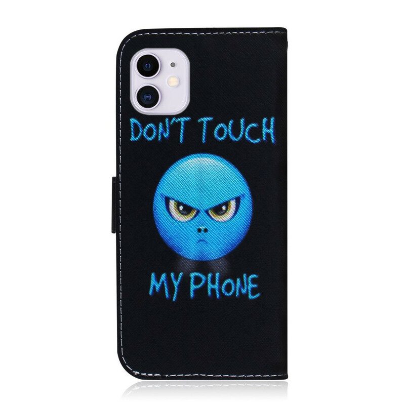 Flip Case Für iPhone 12 / 12 Pro Emoji-telefon