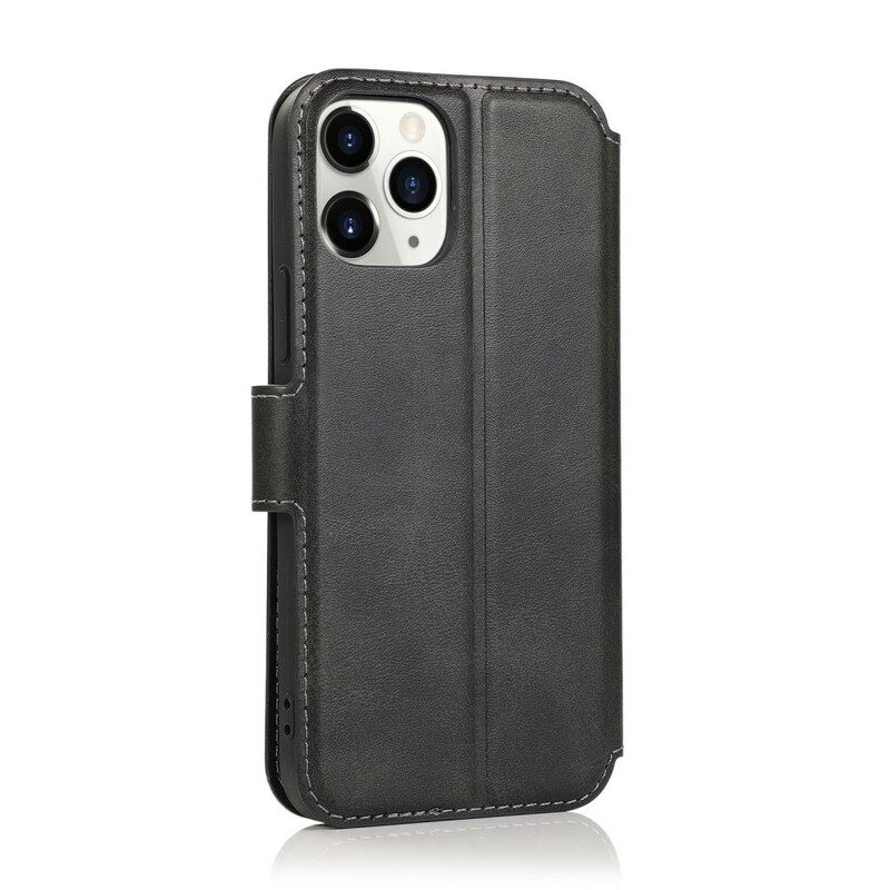 Flip Case Für iPhone 12 / 12 Pro Retro-lederstil