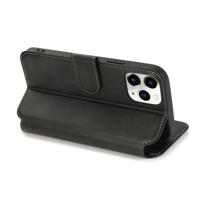 Flip Case Für iPhone 12 / 12 Pro Retro-lederstil