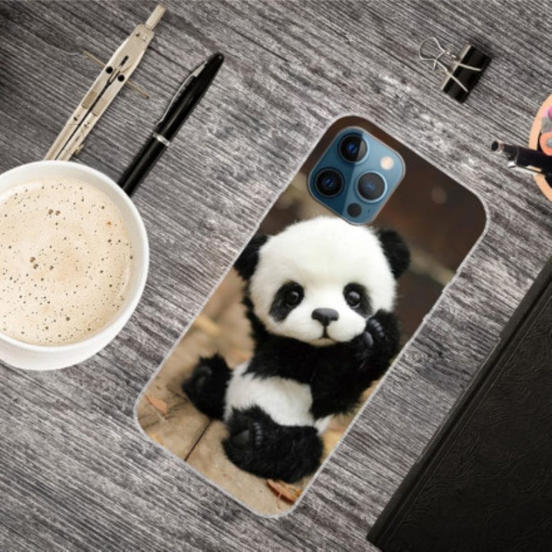 Handyhülle Für iPhone 12 / 12 Pro Flexibler Panda