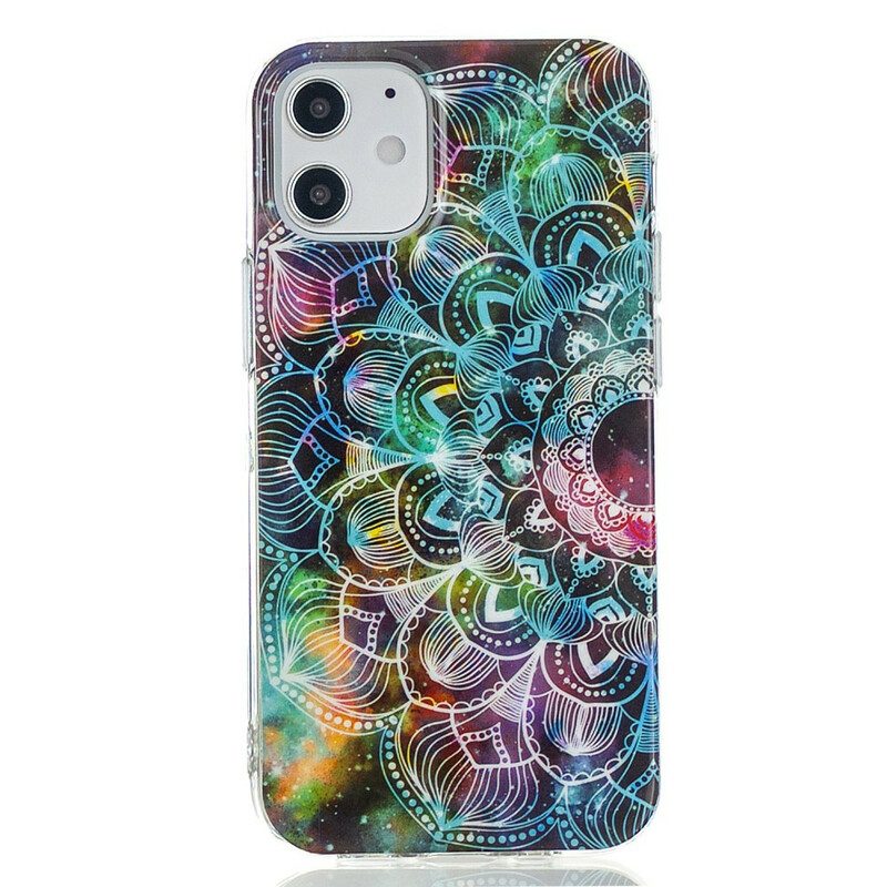 Handyhülle Für iPhone 12 / 12 Pro Fluoreszierende Blumenserie