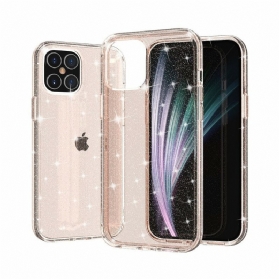 Handyhülle Für iPhone 12 / 12 Pro Transparente Pailletten