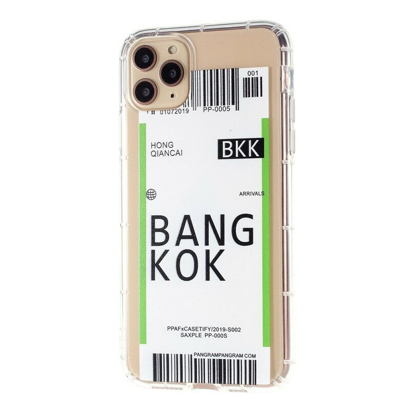 Hülle Für iPhone 12 / 12 Pro Bordkarte Nach Bangkok