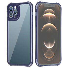 Hülle Für iPhone 12 / 12 Pro Transparente Leeu-schutzkissen