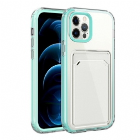 Hülle Für iPhone 12 / 12 Pro Transparenter Hybrid-kartenhalter