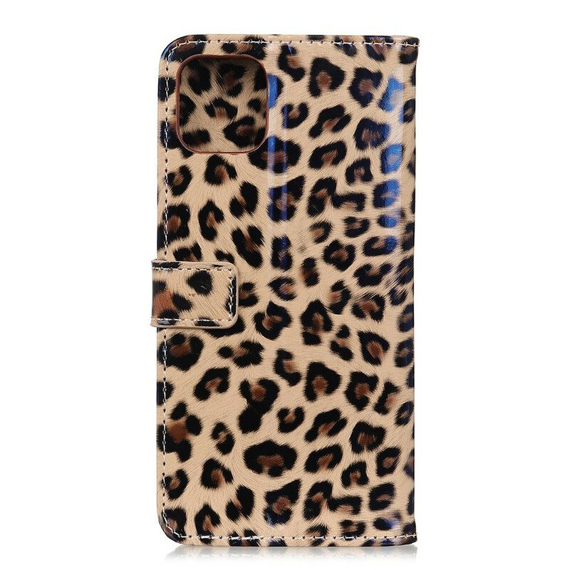 Lederhüllen Für iPhone 12 / 12 Pro Leopard