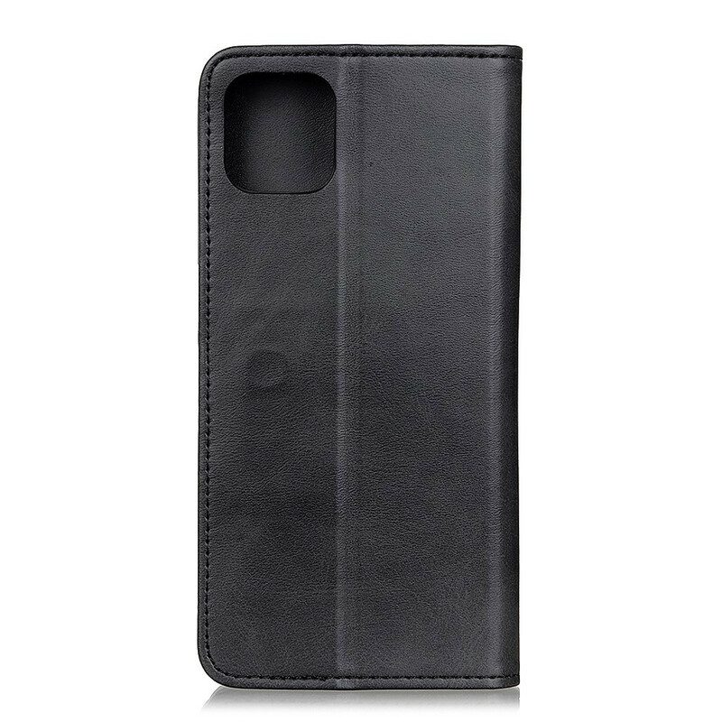 Schutzhülle Für iPhone 12 / 12 Pro Flip Case Mattes Spaltleder