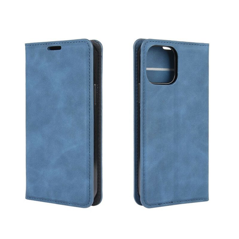 Schutzhülle Für iPhone 12 / 12 Pro Flip Case Weicher Ledereffekt