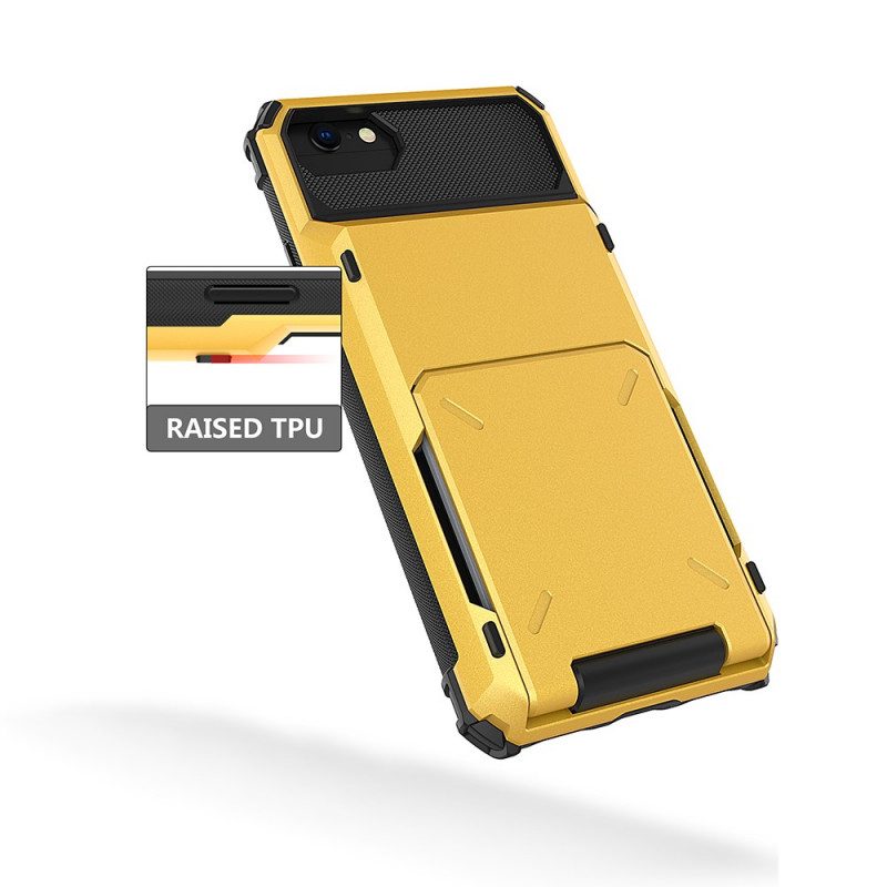 Handyhülle Für iPhone SE 3 / SE 2 / 8 / 7 Kartenhalter Im Flip-stil