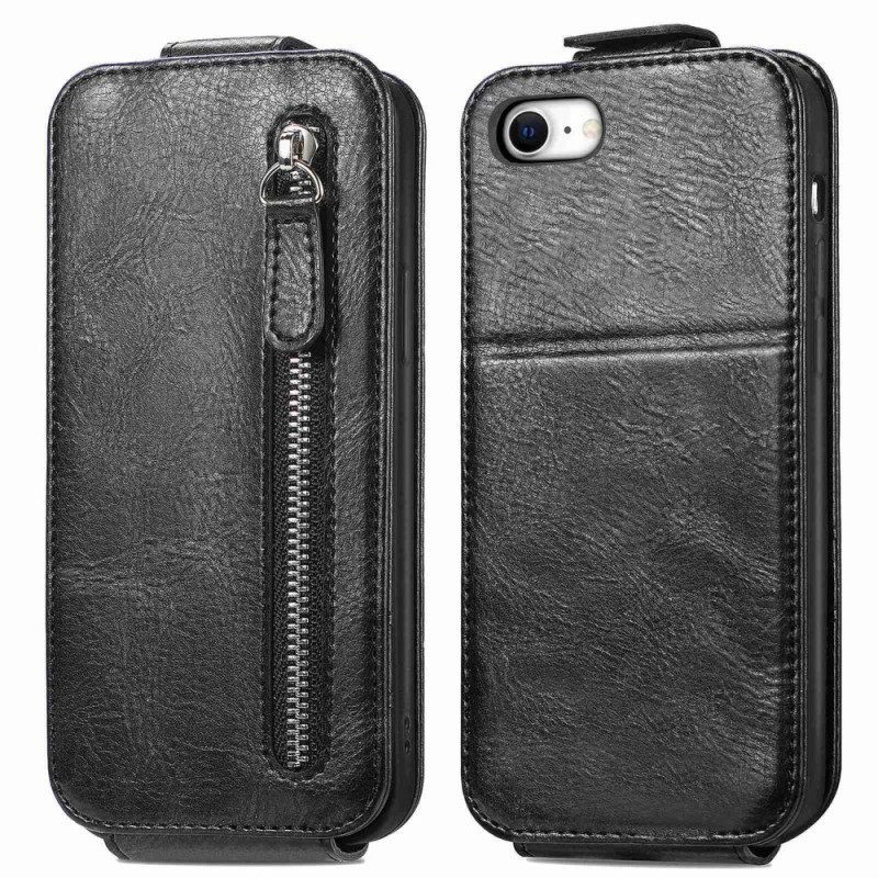 Hülle Für iPhone SE 3 / SE 2 / 8 / 7 Brieftasche Flip Case Integrierte Brieftasche Mit Vertikaler Klappe