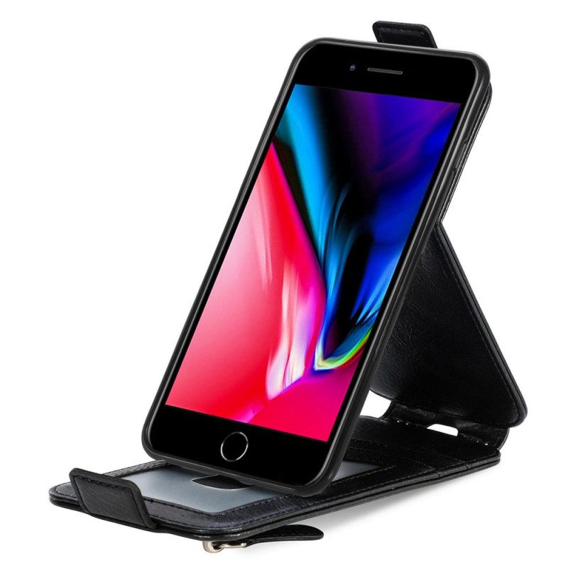 Hülle Für iPhone SE 3 / SE 2 / 8 / 7 Brieftasche Flip Case Integrierte Brieftasche Mit Vertikaler Klappe