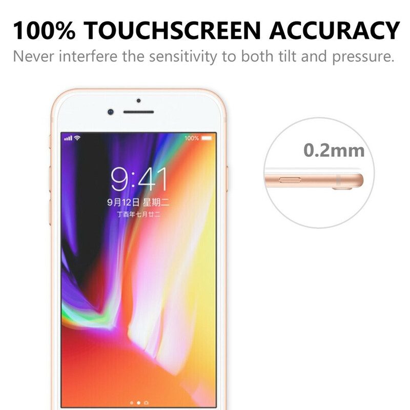 Schutz Aus Gehärtetem Glas Für iPhone 6 / 6S / Se 3 / 2 / 8 / 7