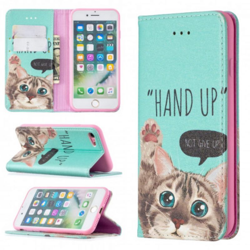 Schutzhülle Für iPhone SE 3 / SE 2 / 8 / 7 Flip Case Hand-up