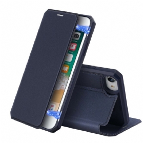 Schutzhülle Für iPhone SE 3 / SE 2 / 8 / 7 Flip Case Haut X-serie Dux Ducis