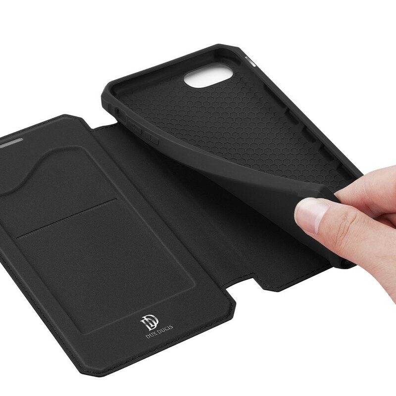 Schutzhülle Für iPhone SE 3 / SE 2 / 8 / 7 Flip Case Haut X-serie Dux Ducis