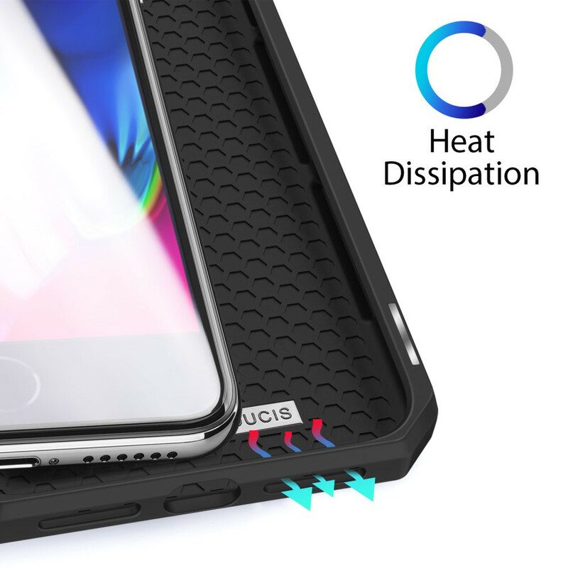 Schutzhülle Für iPhone SE 3 / SE 2 / 8 / 7 Flip Case Haut X-serie Dux Ducis