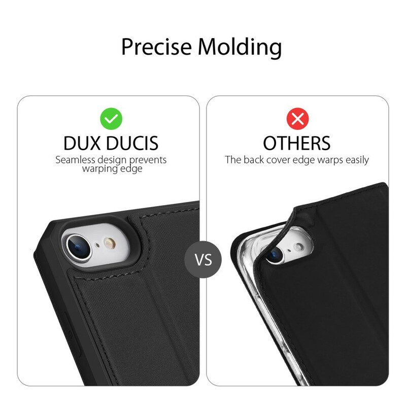 Schutzhülle Für iPhone SE 3 / SE 2 / 8 / 7 Flip Case Haut X-serie Dux Ducis