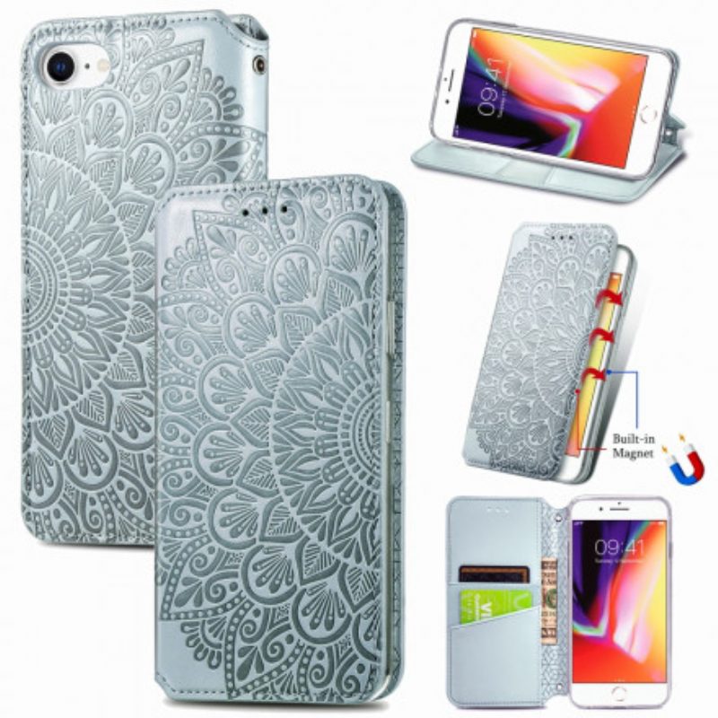 Schutzhülle Für iPhone SE 3 / SE 2 / 8 / 7 Flip Case Mandala