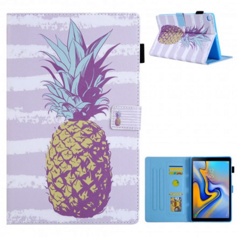 Flip Case Für Samsung Galaxy Tab A7 (2020) Ananas-design