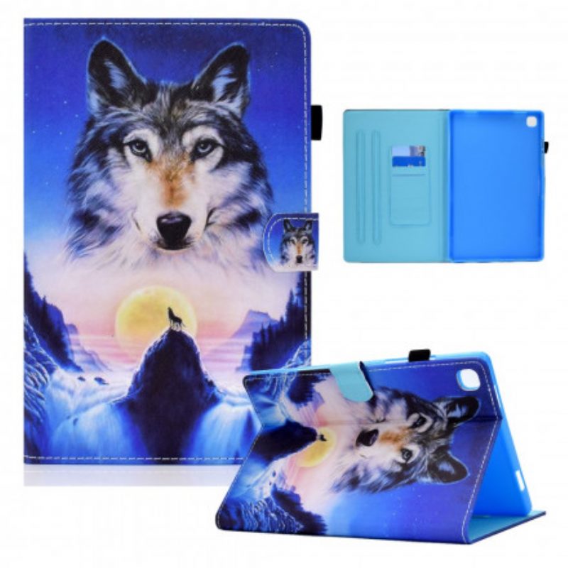 Flip Case Für Samsung Galaxy Tab A7 (2020) Bergwolf