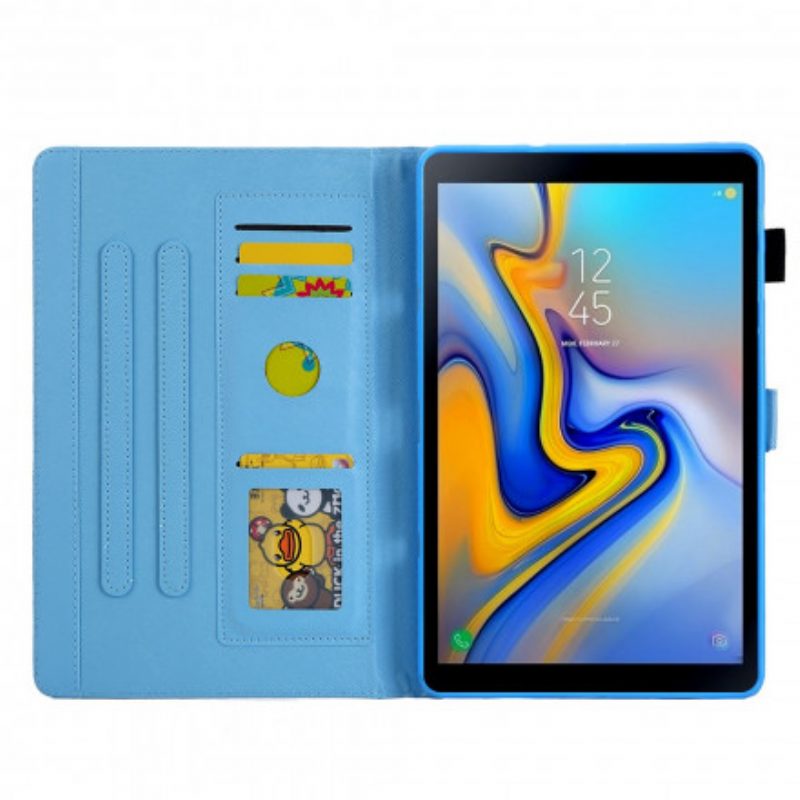 Flip Case Für Samsung Galaxy Tab A7 (2020) Blumenschmetterling