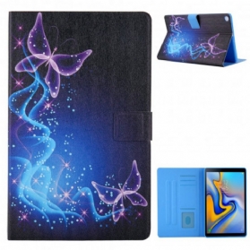 Flip Case Für Samsung Galaxy Tab A7 (2020) Bunte Schmetterlinge