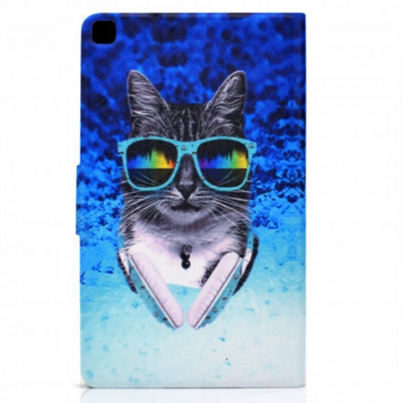 Flip Case Für Samsung Galaxy Tab A7 (2020) Dj Cat