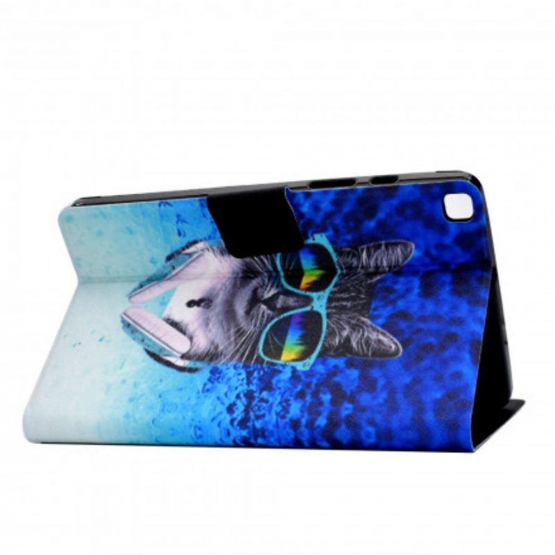 Flip Case Für Samsung Galaxy Tab A7 (2020) Dj Cat