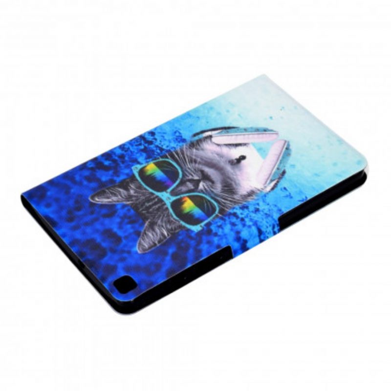 Flip Case Für Samsung Galaxy Tab A7 (2020) Dj Cat