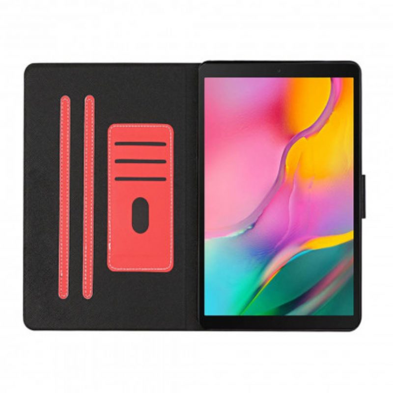 Flip Case Für Samsung Galaxy Tab A7 (2020) Klassisches Kunstleder