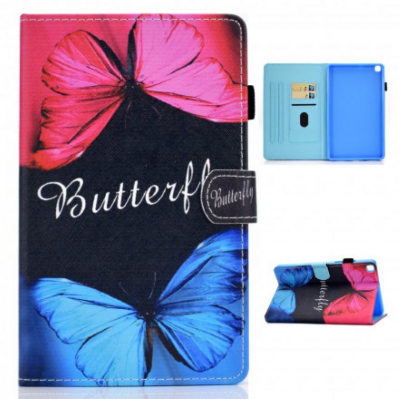 Flip Case Für Samsung Galaxy Tab A7 (2020) Schmetterling