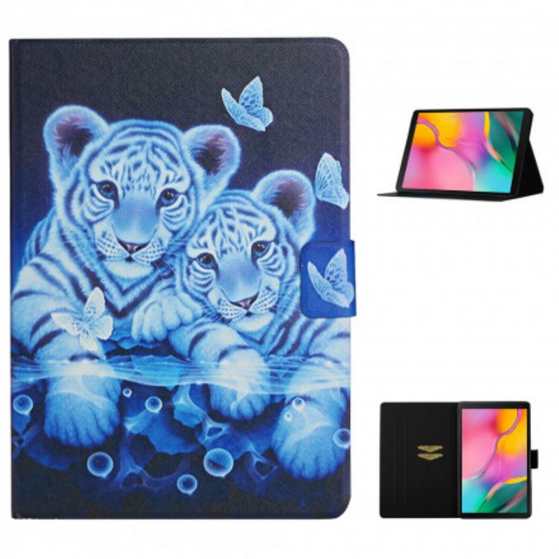 Flip Case Für Samsung Galaxy Tab A7 (2020) Tiger