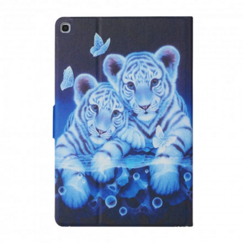 Flip Case Für Samsung Galaxy Tab A7 (2020) Tiger