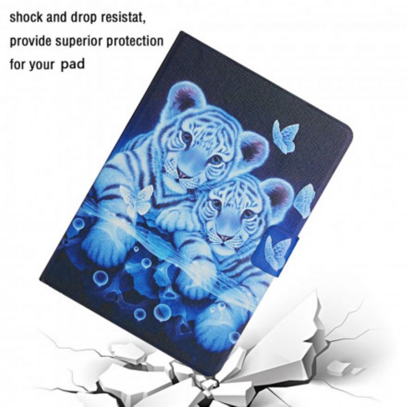 Flip Case Für Samsung Galaxy Tab A7 (2020) Tiger