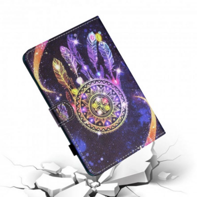 Flip Case Für Samsung Galaxy Tab A7 (2020) Traumfänger-kunst