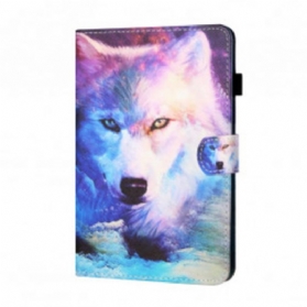 Flip Case Für Samsung Galaxy Tab A7 (2020) Wolf-kunst