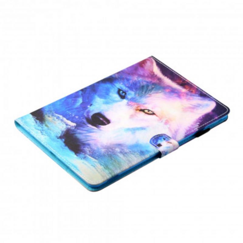 Flip Case Für Samsung Galaxy Tab A7 (2020) Wolf-kunst