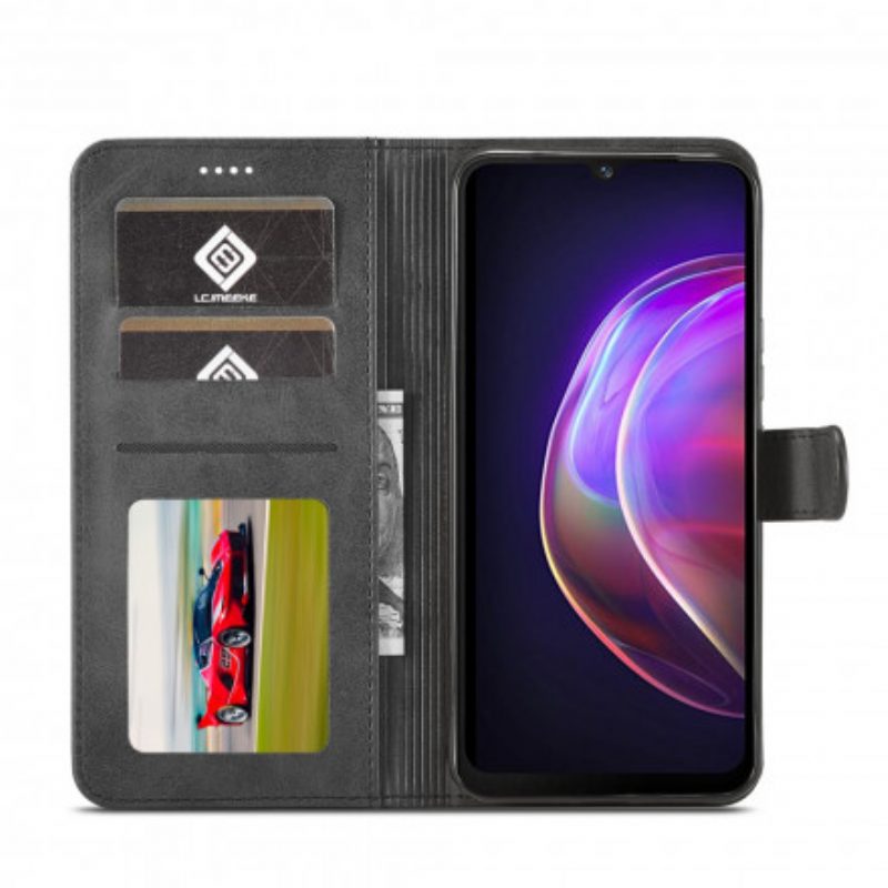 Flip Case Für Vivo V21 5G Lc.imeeke Ledereffekt