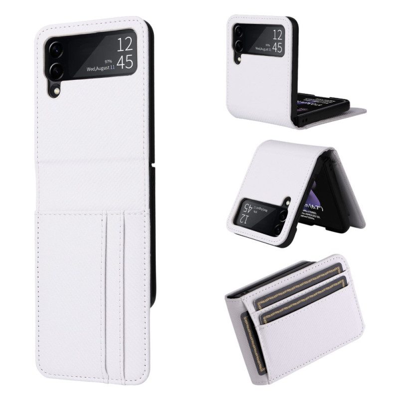 Case Für Samsung Galaxy Z Flip 4 Flip Case Retro-kartenetui In Lederoptik