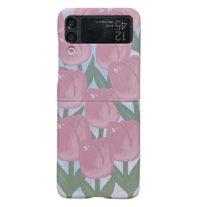 Handyhülle Für Samsung Galaxy Z Flip 4 Flip Case Blumen